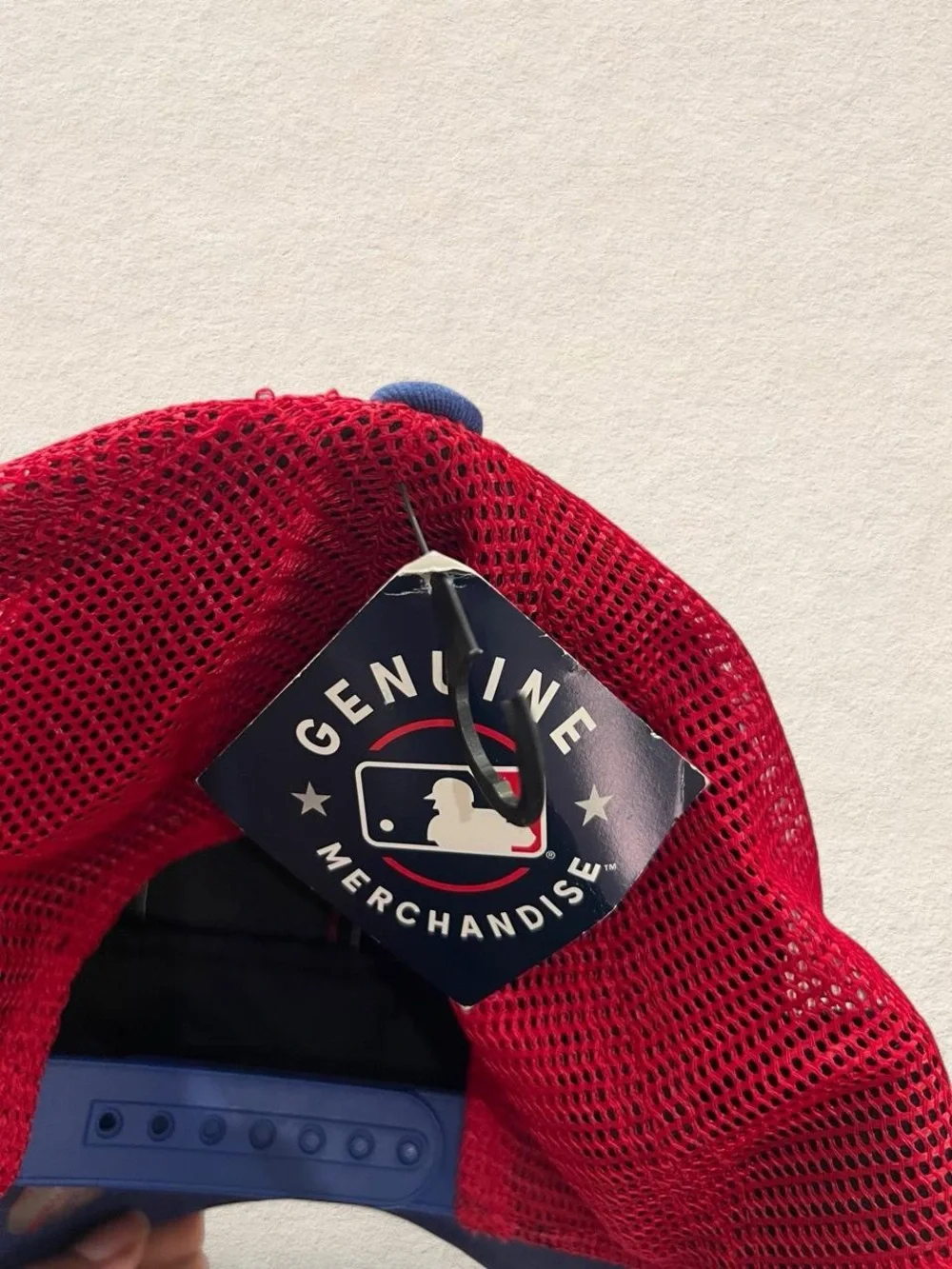 Kids Cubs Blue and Red Mesh Baseball Cap - Adjustable